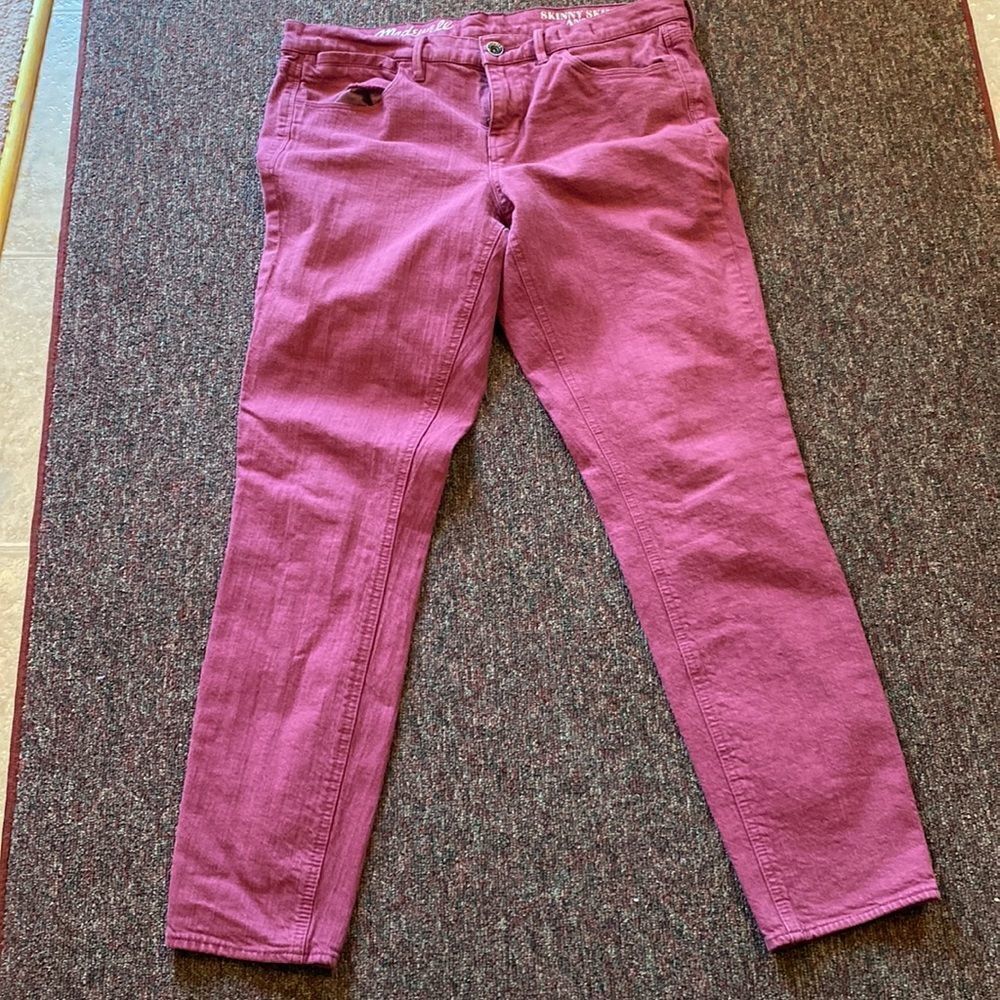 Madewell skinny ankle jeans size 30‎